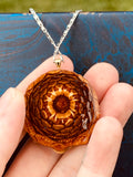 Glass Eyeball Pinecone Pendant