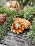 Mini Marquee Cut Opal Pinecone Pendant