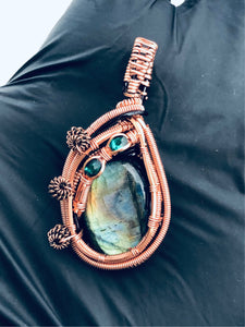 Copper Labradorite Wrap