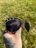 Black & Rose Gold wire wrapped shades