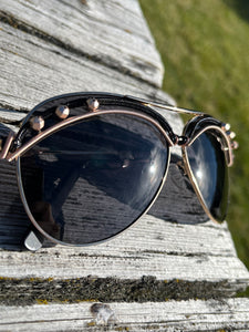 Black & Rose Gold wire wrapped shades