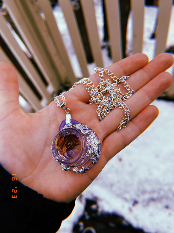 Purp Dab Pendant