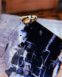 Yellow Citrine Ring